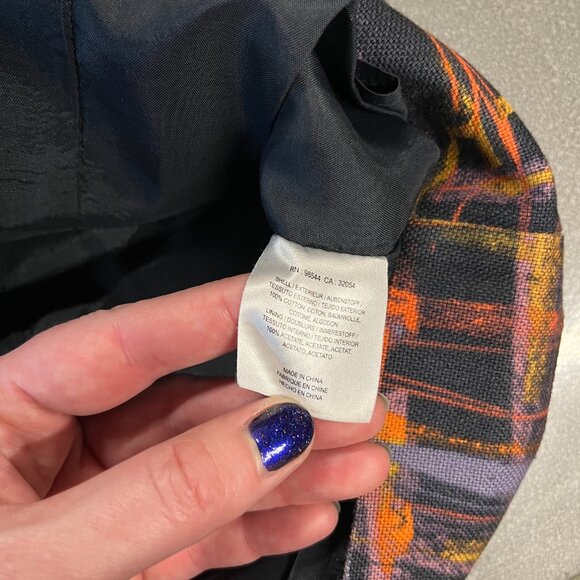 Artsy Anthropologie Tabitha Black with Abstract Print Dress Size 6 - Picture 5 of 6